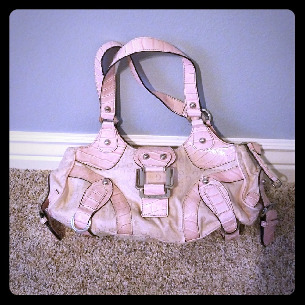 Guess pink purse
